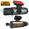 Ultimate 2-in-1 Car Dash Cam: Front & Rear Wide Angle with IR Night Vision, Loop Recording, and 32GB TF Card