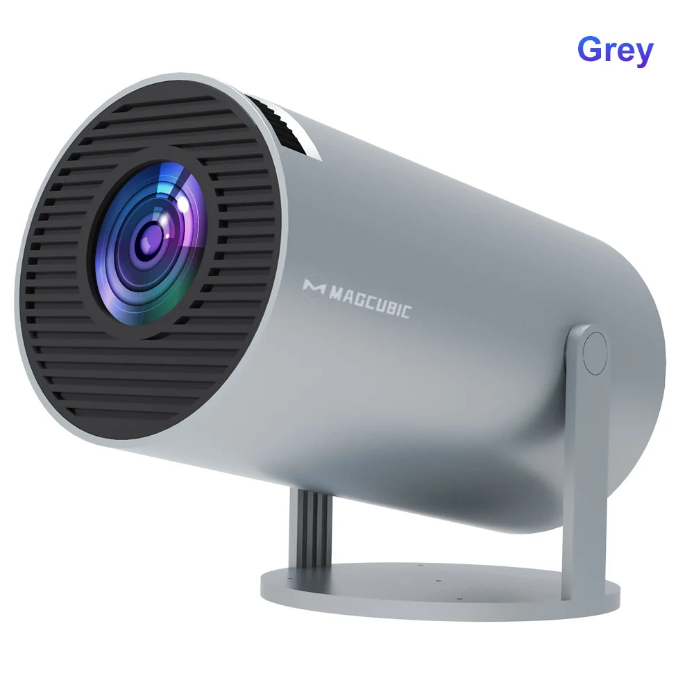  Portable Outdoor Projector Android 11 4K 1280*720P HY300 Pro 180°Flexible BT5.0 Cinema 