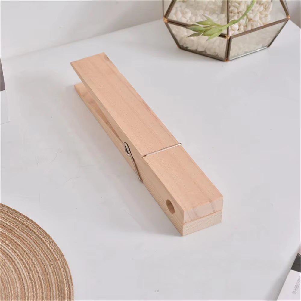 Giant Mounted Clothespin Bathroom Towel Holder 