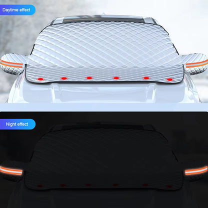 Magnetic Car Windshield Snow Shield: All-Season UV, Frost & Snow Protection Sunshade Cover