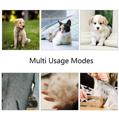Powerful Electric Pet Hair Remover: Cordless Vacuum & Grooming Brush for Cats & Dogs