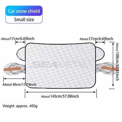 Magnetic Car Windshield Snow Shield: All-Season UV, Frost & Snow Protection Sunshade Cover