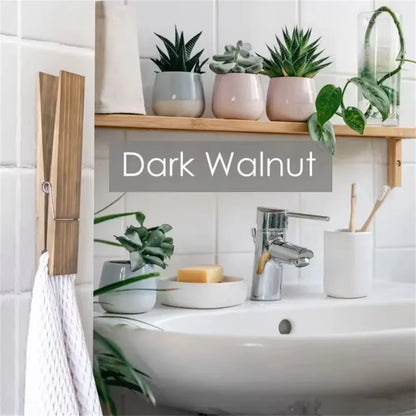 Giant Mounted Clothespin Bathroom Towel Holder 