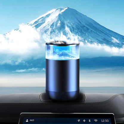 Smart Car Air Freshener: Rechargeable Essential Oil Diffuser with RGB Light & Auto On/Off for Car & Room